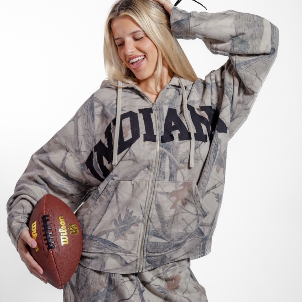 IU camo hoodie BRAND NEW originally $125
